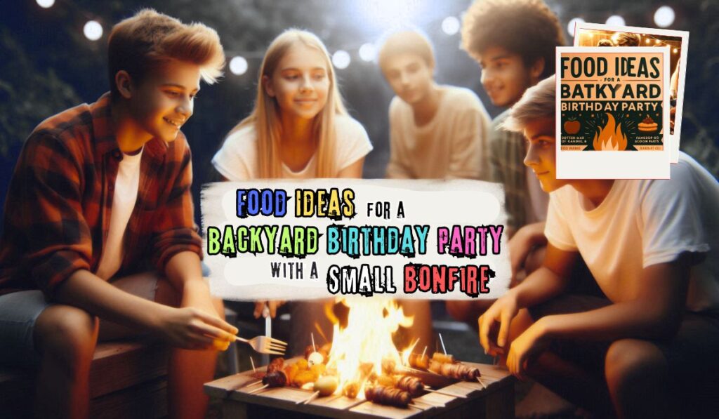 Food Ideas for a backyard Birthday Party with a Small Bonfire